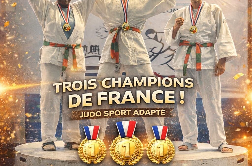 Trois judokas sacrés champions de France